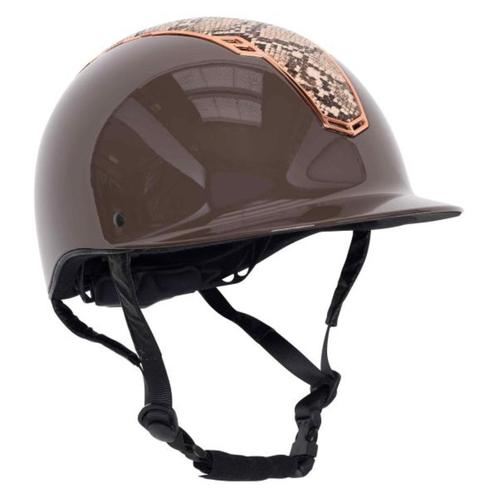 Imperial Riding Veiligheidshelm Olania Brown-snake 59-61, Dieren en Toebehoren, Paardrijkleding, Nieuw, Dames, Cap, Dressuur, Ophalen of Verzenden