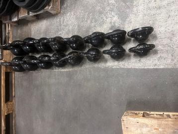 Kettlebells Met Rubberen Coating, 4kg t/m 24kg, Alles 2x beschikbaar voor biedingen