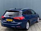 Ford FOCUS Wagon BWJ 2020 1.0T 126PK Titanium Bus AUTOMAAT |, Stof, Gebruikt, Blauw, Origineel Nederlands