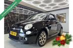 Fiat 500C 0.9 TwinAir Turbo Lounge Cabrio (bj 2014), Auto's, Fiat, Parkeersensor, Gebruikt, Cabriolet, Leder en Stof