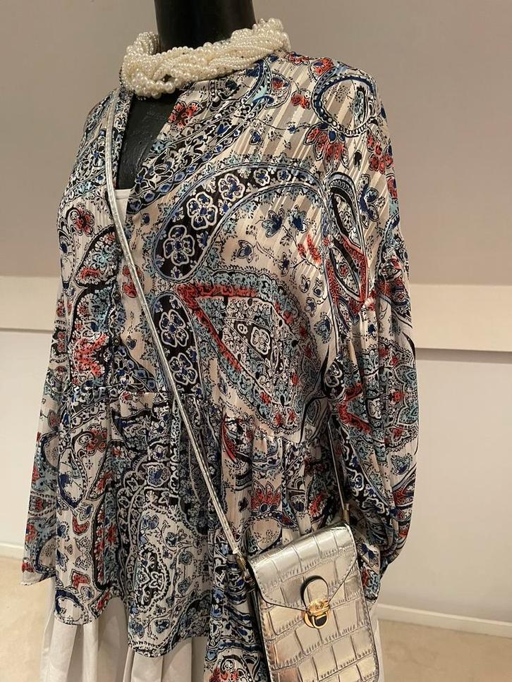 Mooie Tuniek van Zara, Kleding | Dames, Blouses en Tunieken, Zo goed als nieuw, Maat 46/48 (XL) of groter, Blauw, Ophalen of Verzenden