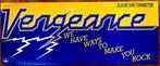 Venegeance Promo Poster Affiche Banner, Ophalen of Verzenden, Zo goed als nieuw, Poster, Artwork of Schilderij