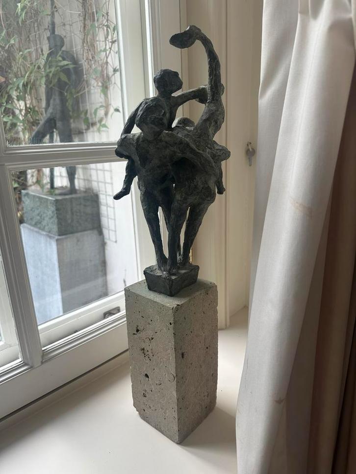 Hein Vree “ de Bokkenrijders”, Antiek en Kunst, Antiek | Koper en Brons, Ophalen