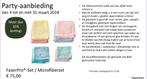 Tupperware Microfiber doeken set €75 stofdoek glazenwasser, Overige typen, Ophalen of Verzenden