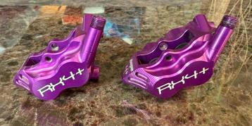 Hope RX4+ Flat Mount Mineral Oil brake caliper purple hydrau beschikbaar voor biedingen