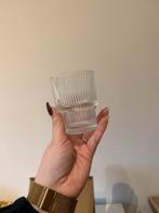 NIEUW 6stuks Glozini Ribbel glazen 200 ml, Ophalen, Glas of Glazen, Nieuw, Glas