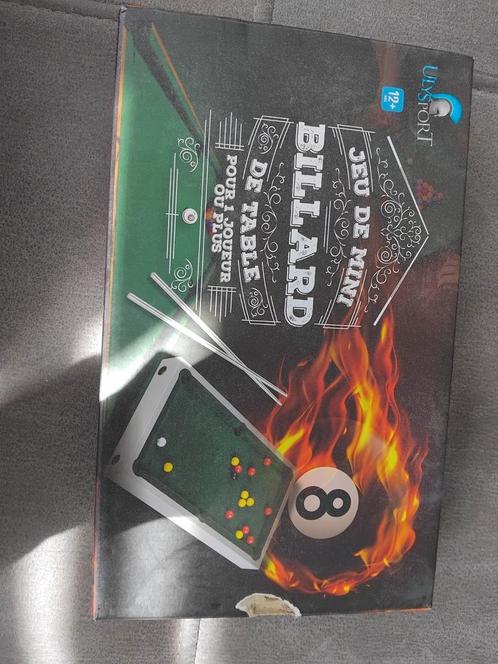 Mini Pool set, Hobby en Vrije tijd, Gezelschapsspellen | Overige, Gebruikt, Een of twee spelers, Ophalen