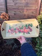 Dienblad mintgroen met Ranonkel / Rozen Afbeelding, Ophalen of Verzenden, Nieuw, Rechthoekig, Hout