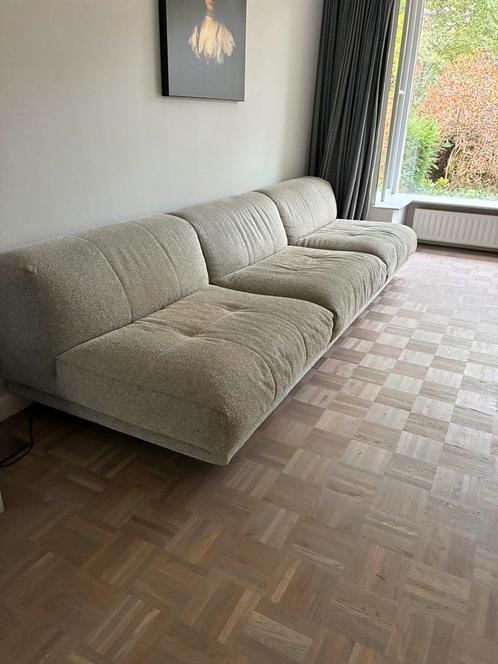 Prachtige Linteloo Desire bank 300x100x67cm Grijs, Huis en Inrichting, Banken | Complete zithoeken, Gebruikt, Metaal, Stof, Ophalen