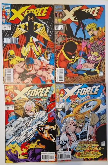 Stapel 41 Marvel X-Force comics (1e serie) Deadpool, X-men beschikbaar voor biedingen