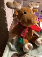 Rudolf rendier met muziekje en Coca Cola das- steun KIKA, Ophalen of Verzenden, Zo goed als nieuw, Stoffen beer, Overige merken