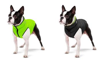 AiryVest Hondenjas Omkeerbaar XS30 Lime-Black -50% OFF!!! beschikbaar voor biedingen