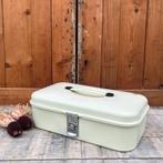 Broodtrommel klein metaal Brabantia wit creme origineel, Ophalen of Verzenden, Huis en Inrichting