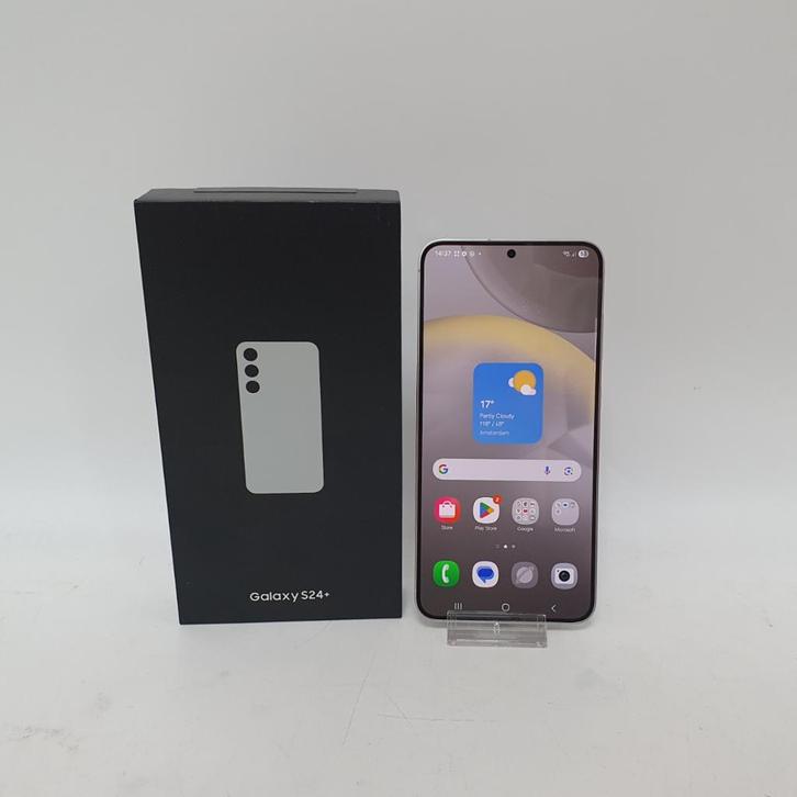 Samsung Galaxy S24 Plus 512GB Marble Gray Zeer Nette Staat, Telecommunicatie, Mobiele telefoons | Hoesjes en Frontjes | Samsung