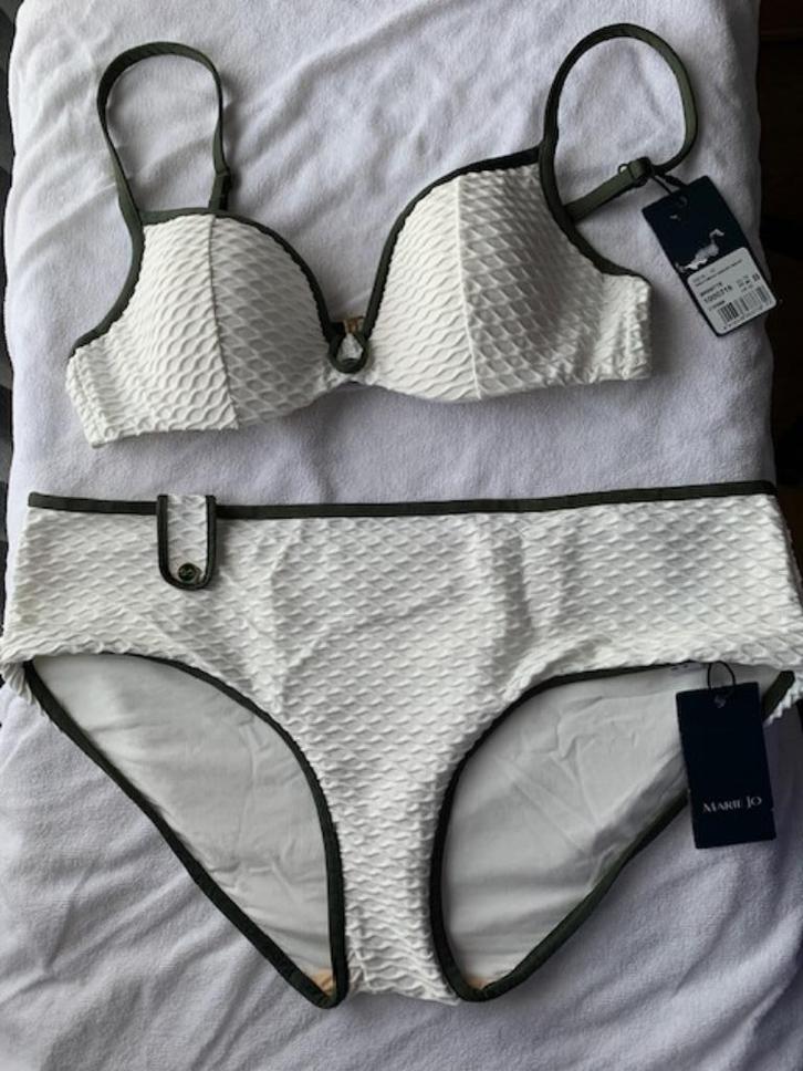 Marie Jo Bikini Brigitte 70B / slip 40 NIEUW!!, Kleding | Dames, Badmode en Zwemkleding, Nieuw, Bikini, Wit, Ophalen of Verzenden