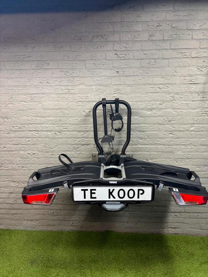THULE EASYFOLD XT 933(elek)fietsen/kantelbr/klik&go/opvouwbr, Auto diversen, Fietsendragers, Gebruikt, Trekhaakdrager, 2 fietsen