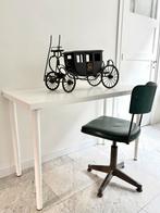 Zeldzame antieke Koninklijke koets, schaalmodel hout -metaal, Ophalen