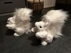 Twee winterse eekhoorns wit (binnen) kerst, Diversen, Kerst, Ophalen, Zo goed als nieuw