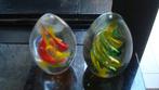 glazen eieren, Antiek en Kunst, Antiek | Glas en Kristal, Ophalen of Verzenden