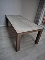 Eetkamertafel 2.10 meter lang, Huis en Inrichting, Ophalen, 100 tot 150 cm, 200 cm of meer, Zo goed als nieuw