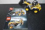 i.n.st Lego Technic 8271 Wheel loader incl boekjes, Ophalen of Verzenden, Zo goed als nieuw, Complete set, Lego