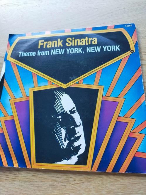 Frank Sinatra , theme from New York New York / 2, Cd's en Dvd's, Vinyl Singles, Zo goed als nieuw, Pop, Ophalen of Verzenden