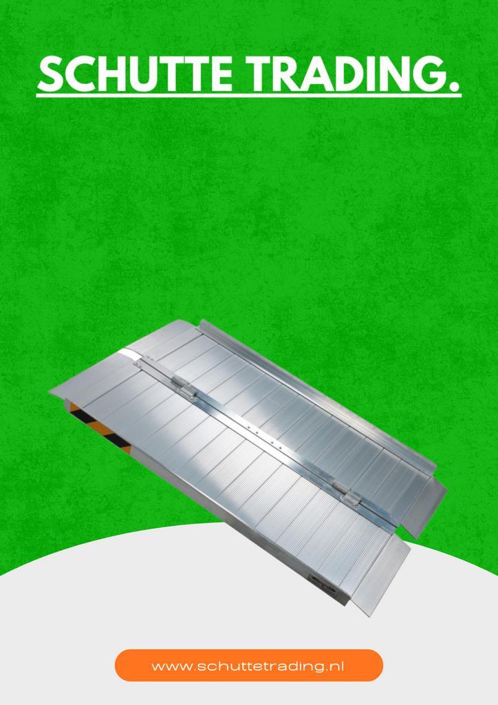 Aluminium Oprijplaat 122cm – 270kg Draagvermogen, Doe-het-zelf en Verbouw, Ladders en Trappen, 4 meter of meer, Ophalen