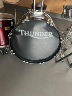 Drumstel Thunder compleet met drumlesboeken standaard etc., Muziek en Instrumenten, Gebruikt, Ophalen of Verzenden