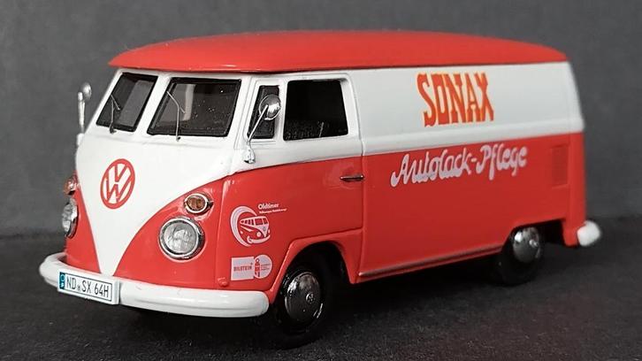 Volkswagen VW Transporter T1 Sonax 1:43 Schuco Pol, Hobby en Vrije tijd, Modelauto's | 1:43, Nieuw, Auto, Schuco, Ophalen of Verzenden