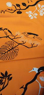 Vintage oranje ikea stof uit 2007 sissi edholm lisa ullenius, Ophalen of Verzenden