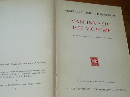 Generaal Eisenhower : Van invasie tot victorie (Verslag, Wo2, Boeken, Biografieën, Zo goed als nieuw, Overige, Ophalen of Verzenden