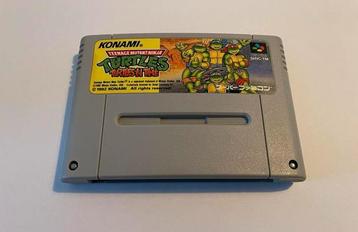 Turtles IV Turtles in Time SNES Super Nintendo SFC NTSC beschikbaar voor biedingen
