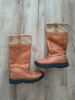Prachtige bruine lederen laarzen van Timberland, maat 41., Hoge laarzen, Timberland, Bruin, Onbekend