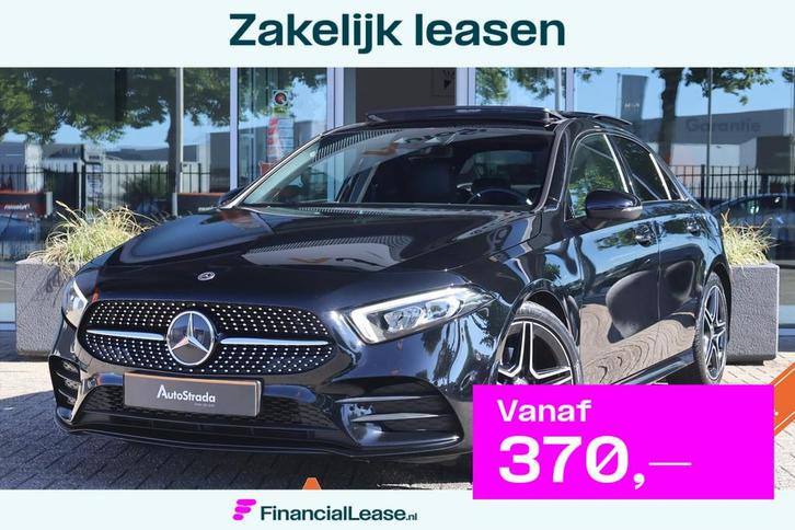 Mercedes A-Klasse Limousine A 180 AMG-Line 136pk | Pano | Sf, Auto's, Mercedes-Benz, Bedrijf, Lease, Financial lease, A-Klasse
