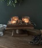 Houten plateau op voet, Huis en Inrichting, Nieuw, Ophalen of Verzenden, Nvt, Nvt