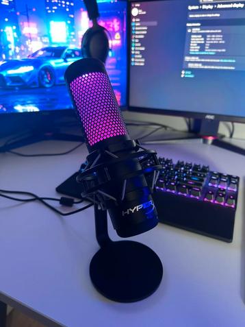 HyperX QuadCast S – USB Condenser Microfoon – RGB – Compleet beschikbaar voor biedingen