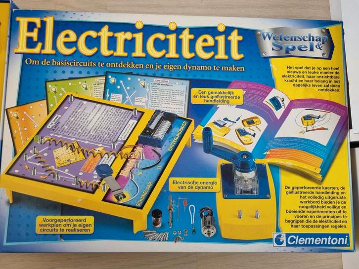 Elektriciteit Wetenschap en spel, Kinderen en Baby's, Speelgoed | Educatief en Creatief, Gebruikt, Elektronica, Met geluid, Ophalen of Verzenden