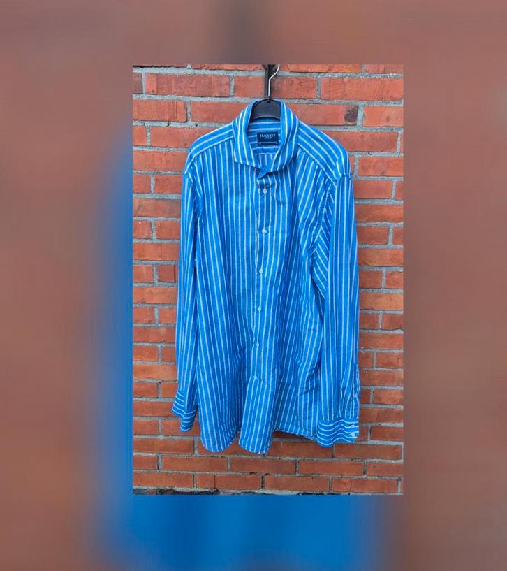 Hackett London overhemd, Kleding | Heren, Overhemden, Blauw, Ophalen of Verzenden