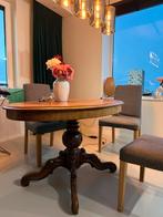Antieke Eettafel, Huis en Inrichting, Tafels | Eettafels, Ophalen, Gebruikt, 100 tot 150 cm, Vier personen