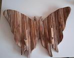 Houten vlinder kapstok met 2 haken, zeer mooi!, Ophalen of Verzenden, Zo goed als nieuw, Minder dan 100 cm, Kinderkapstok