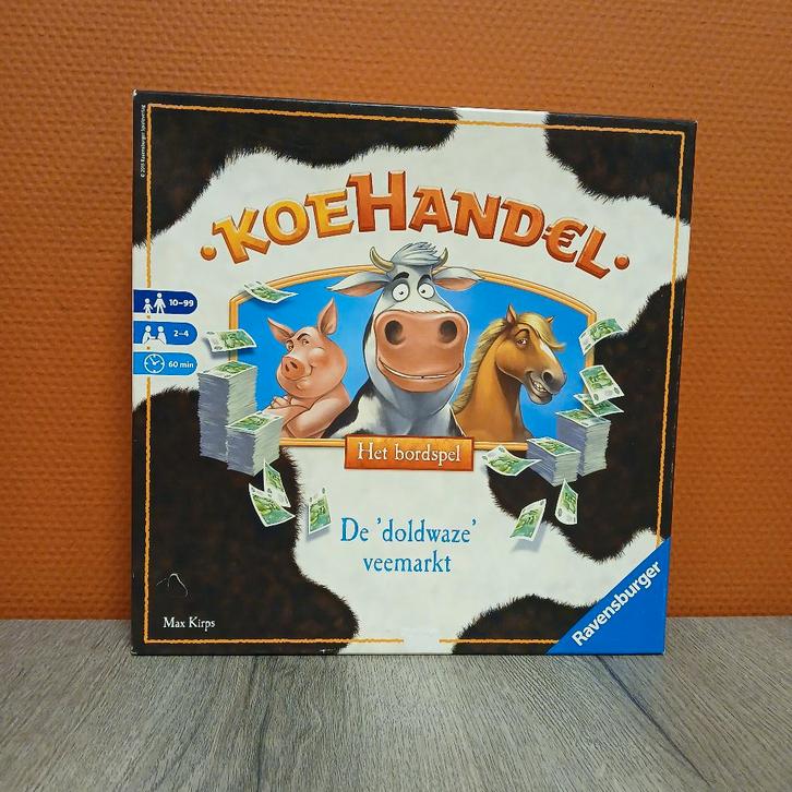 koehandel, Hobby en Vrije tijd, Gezelschapsspellen | Bordspellen, Gebruikt, Een of twee spelers, Drie of vier spelers, Ophalen of Verzenden