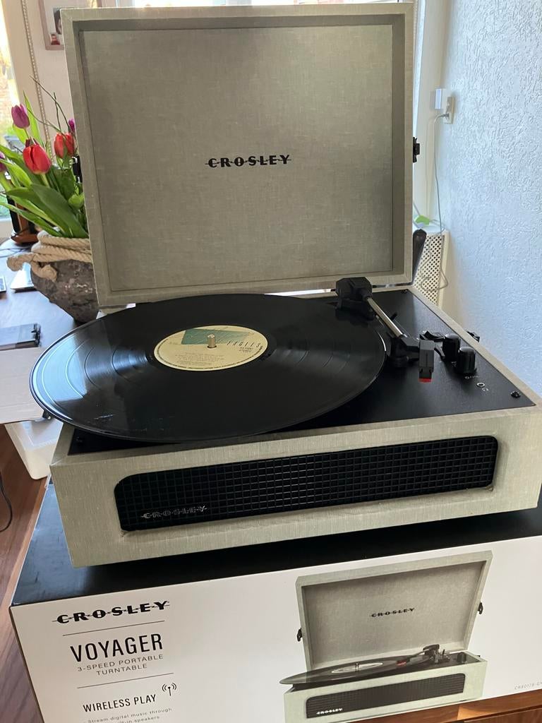Crossley Voyager Platenspeler - Draagbaar nieuw in doos, Overige merken, Pitch-regelaar, Ophalen of Verzenden, Zo goed als nieuw