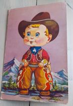 Oud pop up boek plok het indiaantje 1956, Ophalen of Verzenden, Gelezen