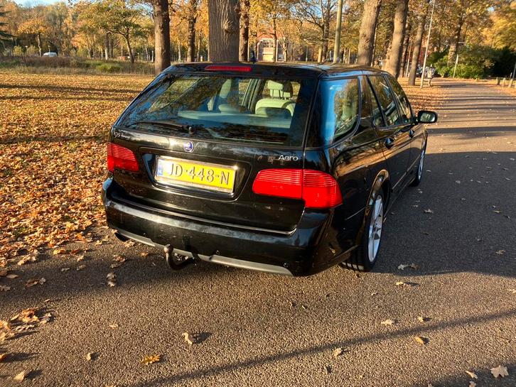 Saab 2006 Zwart, Auto's, Saab, Particulier, Saab 9-5, ABS, Airbags, Airconditioning, Alarm, Centrale vergrendeling, Climate control