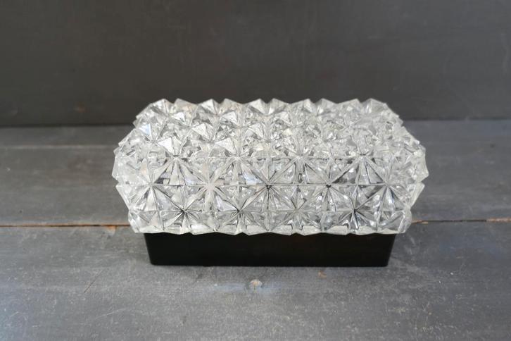 Vintage ERCO 4344 wandlamp glas bakeliet, Huis en Inrichting, Lampen | Wandlampen, Zo goed als nieuw, Glas, Ophalen of Verzenden