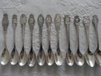 verzilverde (90) gero lepeltjes koninklijk huis, Ophalen of Verzenden, Gebruikt, Speld(je) of Lepel(tje)