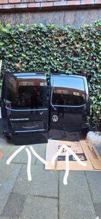 VW Transporter T6 L en R Achterdeuren Zwart CX9 (beschadigd), Gebruikt, Achterklep, Volkswagen, Ophalen of Verzenden