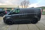 Te koop Ford Transit Custom, grijs, trekhaak, ingetimmerd., Voorwielaandrijving, 190 pk, Particulier, Navigatiesysteem