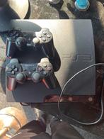PS3 Slim met 2 controllers + oplader en hdmi kabel, Gebruikt, Met 2 controllers, Slim, 250 GB