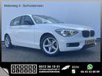 BMW 1-serie 116i Executive Automaat Led Cruise Zwart dak Nav, Gebruikt, 4 cilinders, Cruise Control, Wit